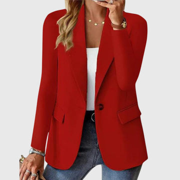 Sophie | Chic Veste de Tailleur Femme Cintrée à Col Tailleur
