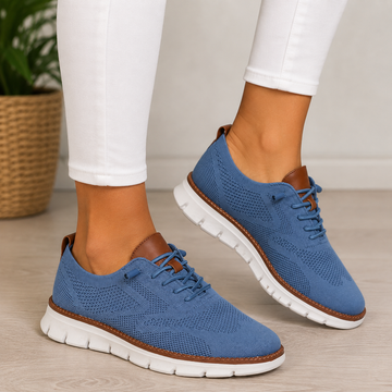 Camille | Chic Baskets Orthopédiques en Maille Femme Semelle Ergonomique et Lacets Élastiques