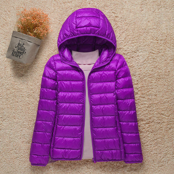 Chloé | Femme Doudoune Légère à Capuche Matelassée