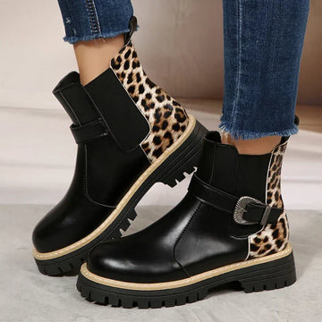 Seraphina | Bottines Chelsea à plateforme avec boucle pour femmes