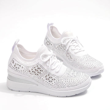 Karin | Chaussures compensées orthopédiques à découpe laser pour femmes