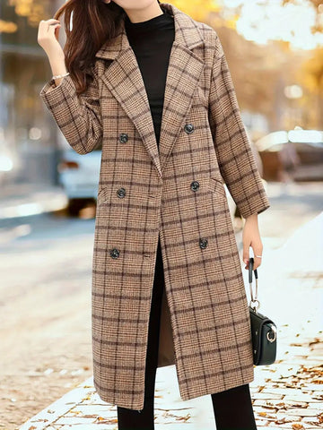 Saule | Manteau d'hiver pour femme à double boutonnage