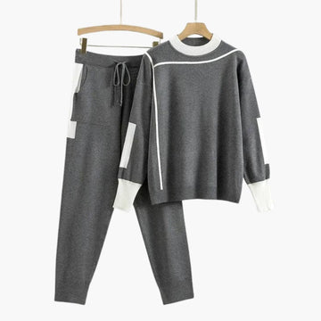 Ottoline | Ensemble de Pull à Col Rond pour Femme