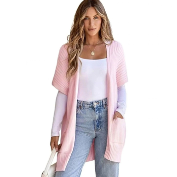 Quinn | Cardigan long en tricot avec poches pour femmes
