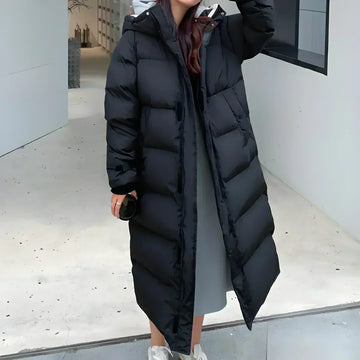 Seraphina | Manteau parka long en duvet à capuche pour femmes