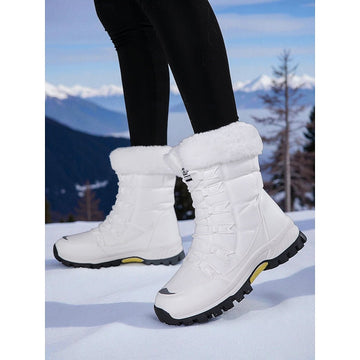 Greta | Bottes d'Hiver Confortables à Lacets