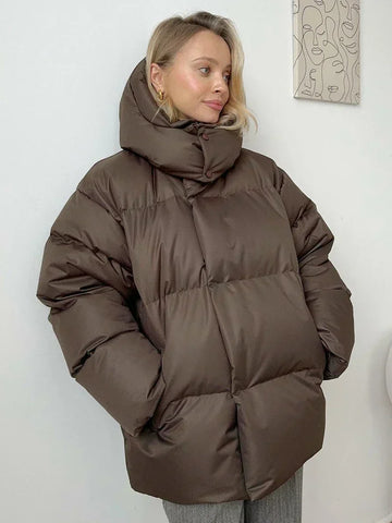 Nora | Veste doudoune oversize à capuche pour femmes